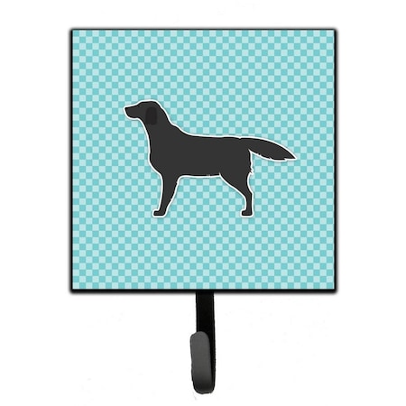 Jensendistributionservices Black Labrador Retriever Checkerboard Blue Leash or Key Holder MI1705059